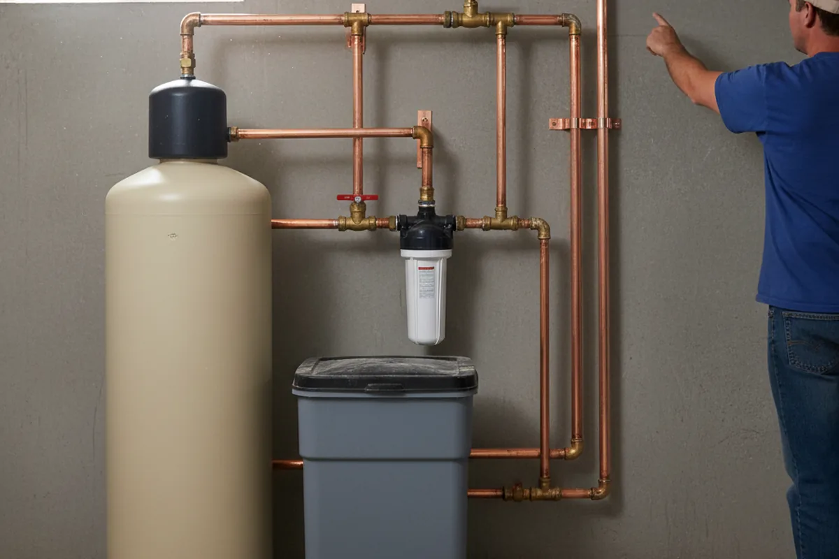 Whole-house water treatment system installed in Footville